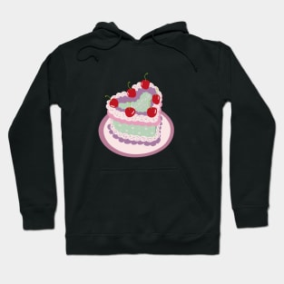 Taurus Baby Heart Cake Design Hoodie